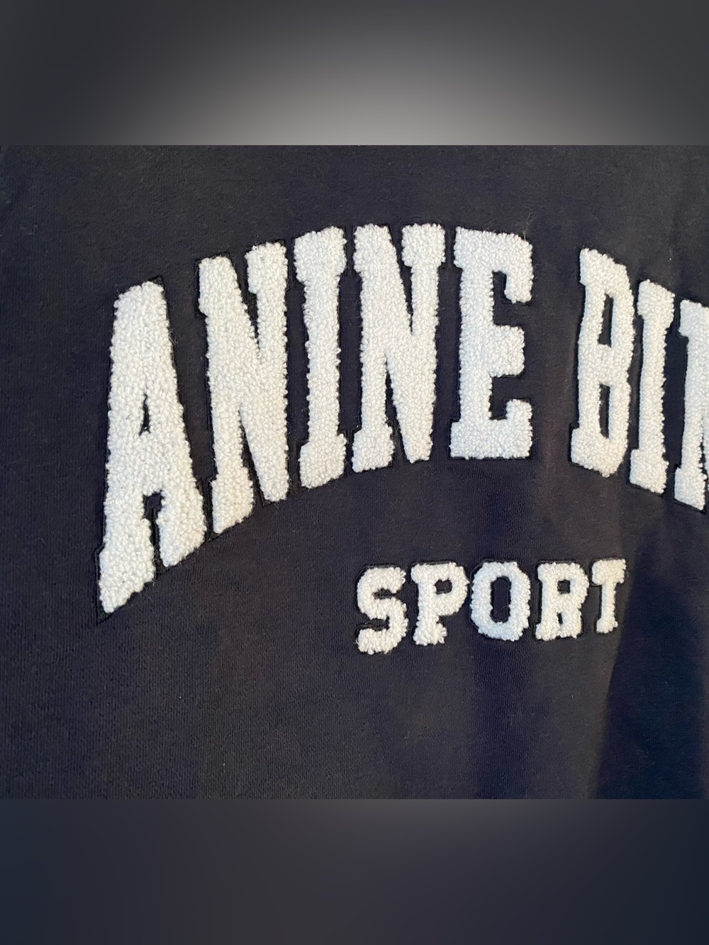 Anine Bing Sport Size Small Tyler Sweatshirt in Pacific Blue Comfy Lounge - Picture 6 of 10